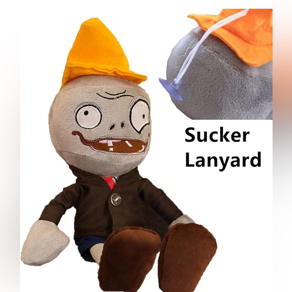 Cone-head Zombies Brown Coat Plush - Picture 5 of 7